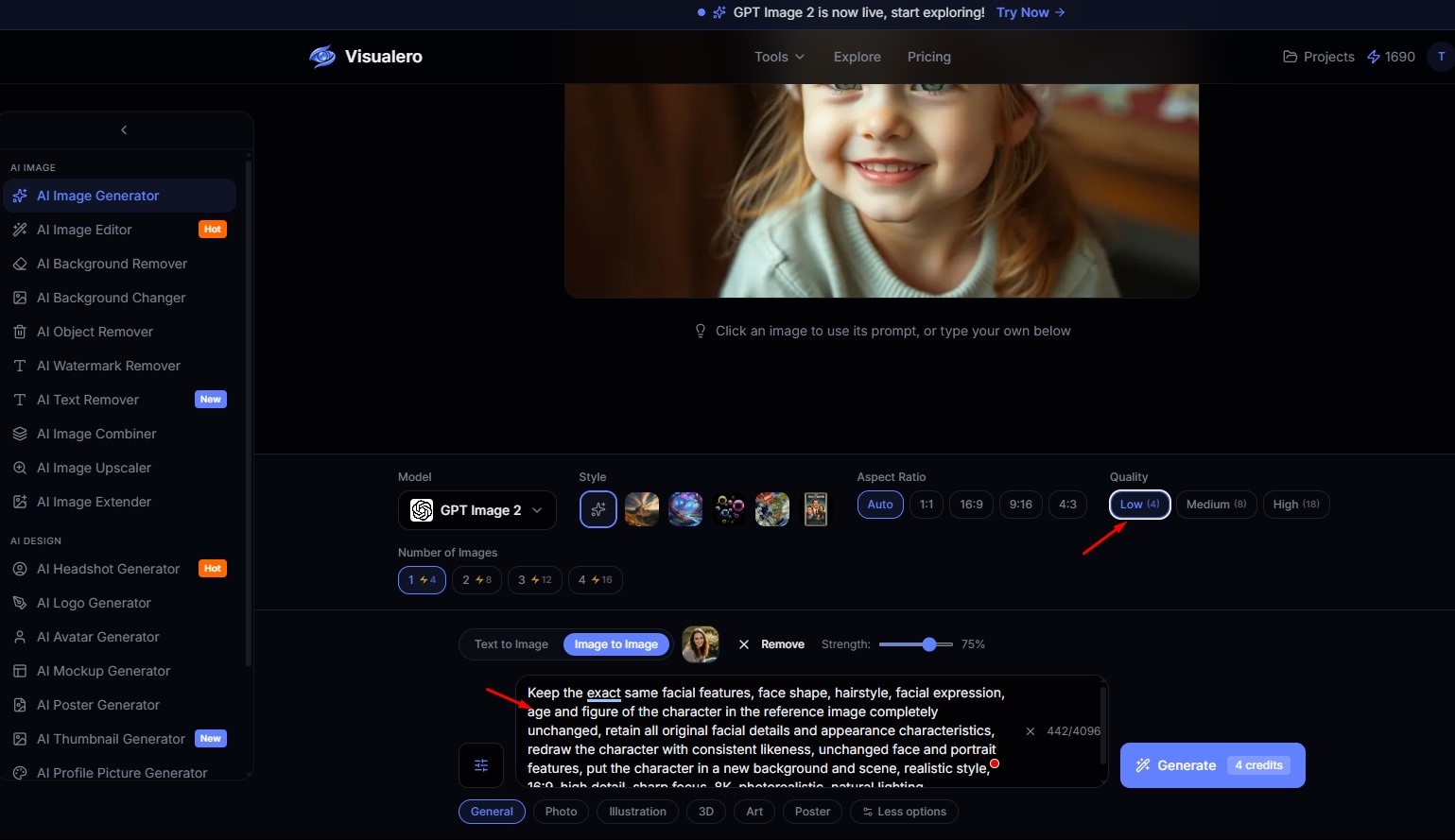 Generate a Low-Resolution Preview