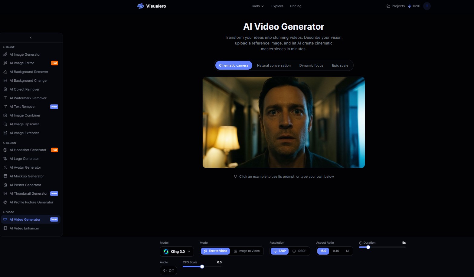 Visualero AI Video Generator