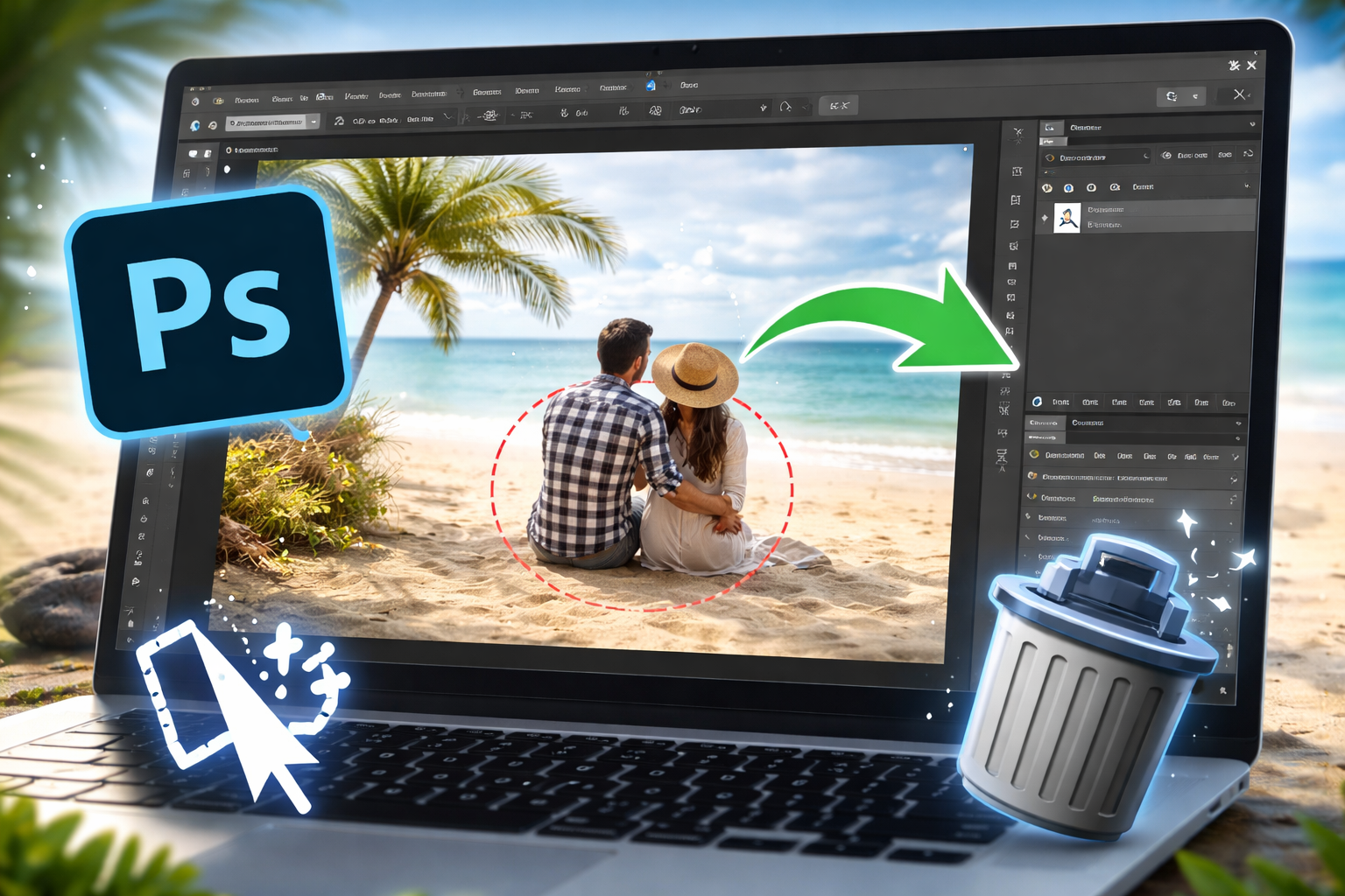 Cover image for: How to Remove an Object in Photoshop (Step-by-Step Guide + Easier AI Alternative)